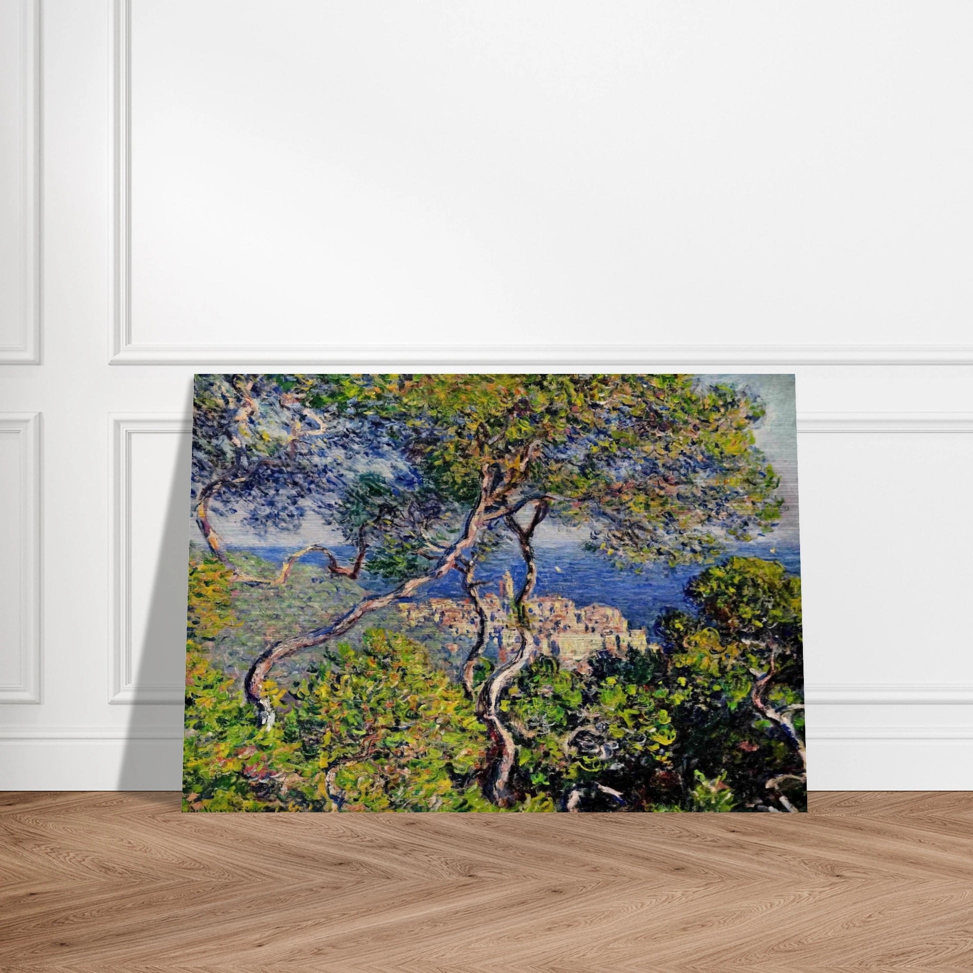 Bordighera - claude monet Brushed Aluminum Print - 70x100 cm / 28x40 inches | claude monet Aluminum Print | claude monet Prints