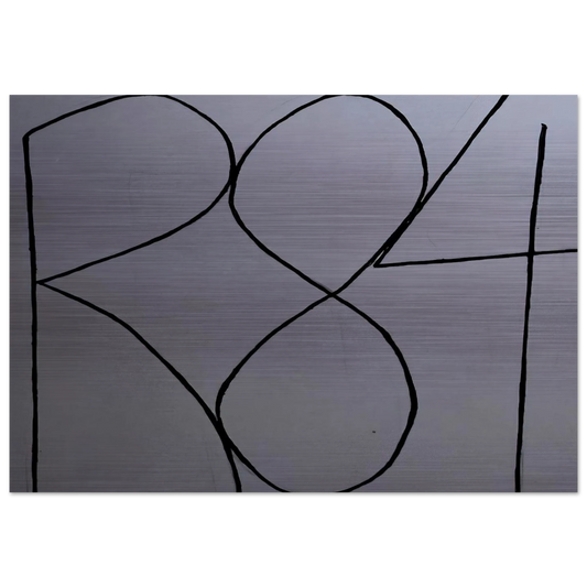 Spectrum I - Minimalism - Robert Ryman Brushed Aluminum Print - 70x100 cm / 28x40 inches | Robert Ryman Aluminum Print | Robert Ryman Prints