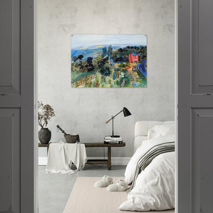 VILLERVILLE - Raoul Dufy Acrylic Print - 70x100 cm / 28x40″ inches