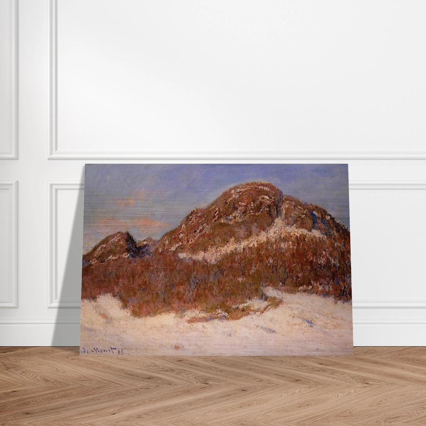 Mount Kolsaas 3 - claude monet Brushed Aluminum Print - 70x100 cm / 28x40 inches | claude monet Aluminum Print | claude monet Prints