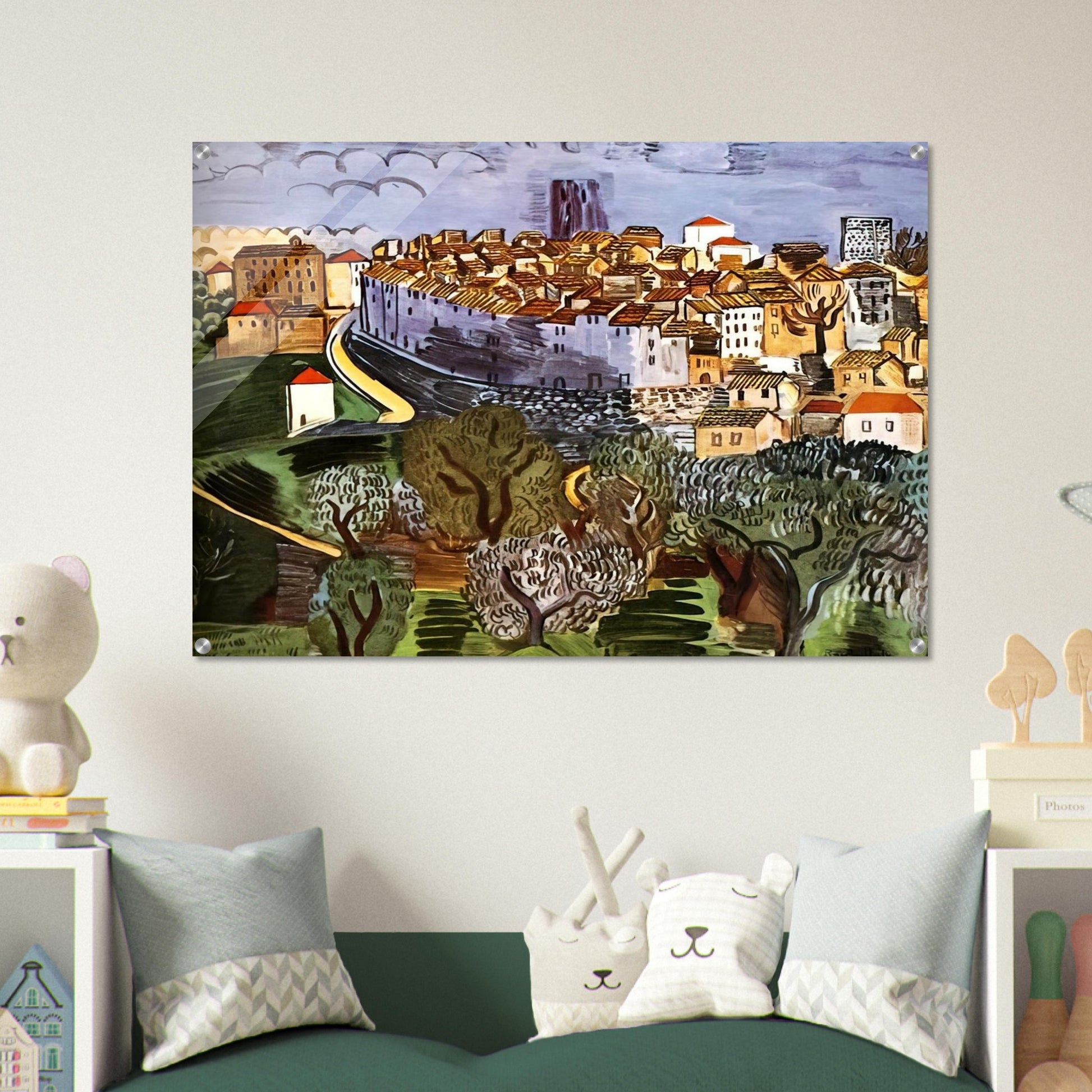 VENCE 1923 - Raoul Dufy Acrylic Print - 70x100 cm / 28x40″ inches