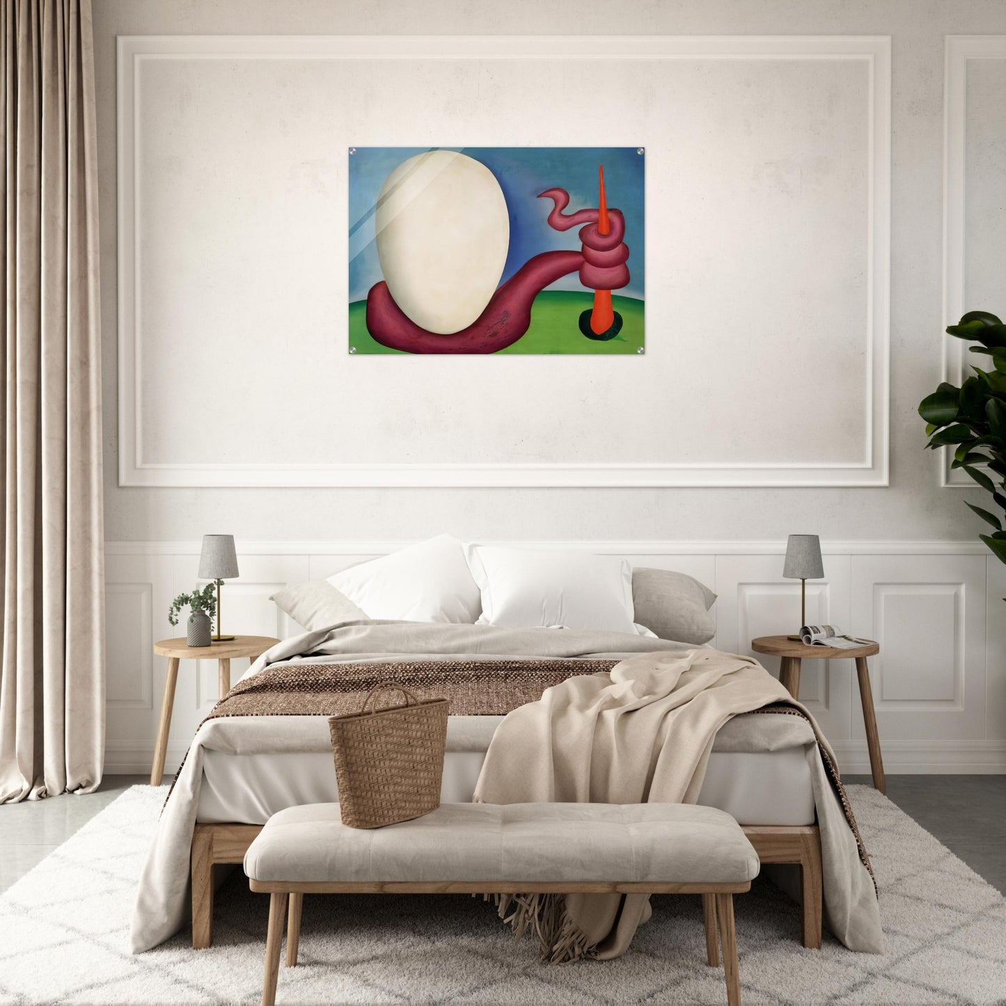 The Egg - Tarsila do Amaral Acrylic Print - 70x100 cm / 28x40″ inches