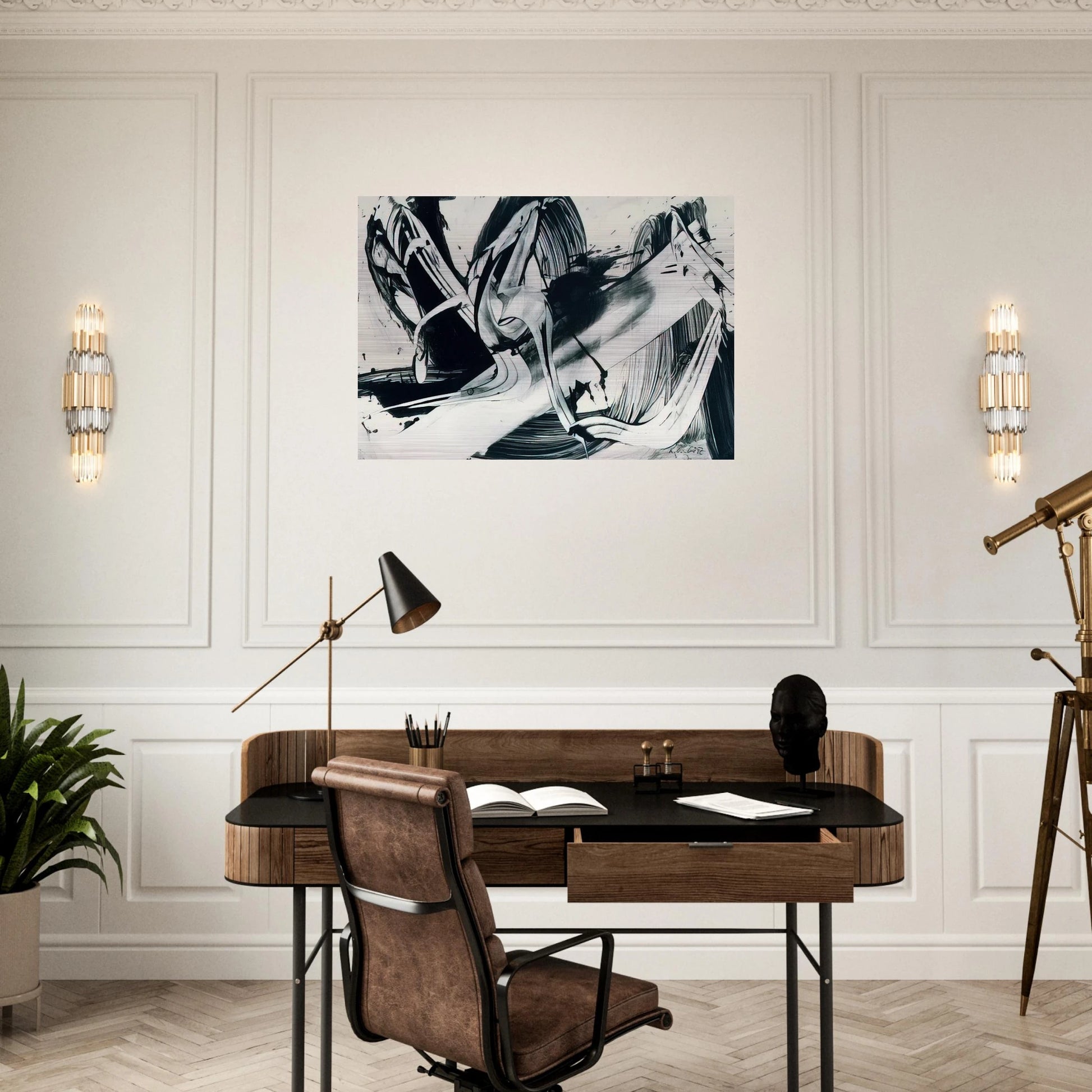 Smolbeck - Karl Otto Gotz Brushed Aluminum Print - 70x100 cm / 28x40 inches | Karl Otto Gotz Aluminum Print | Karl Otto Gotz Prints