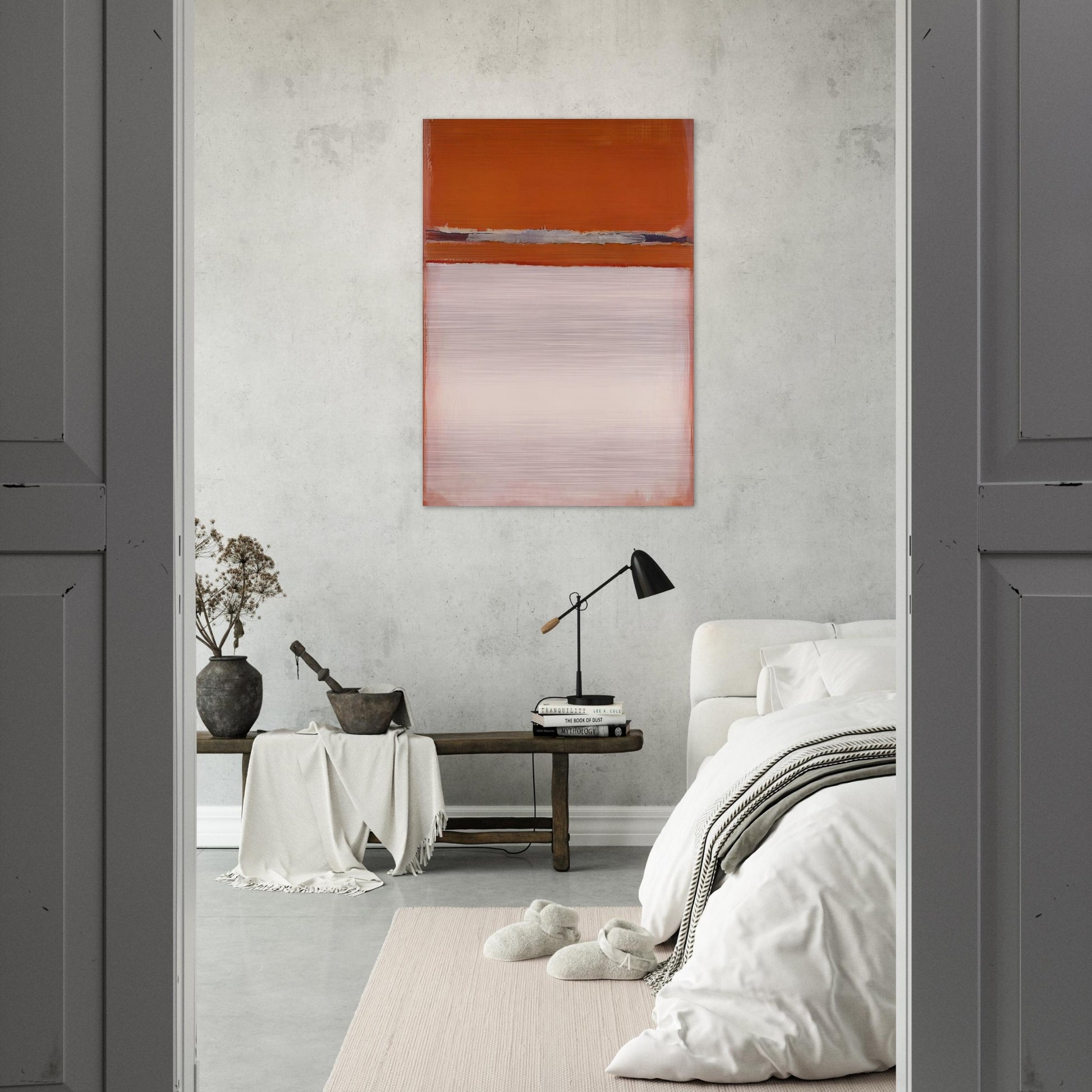 No.18 - 1951 - Mark Rothko Brushed Aluminum Print - 70x100 cm / 28x40 inches | Mark Rothko Aluminum Print | Mark Rothko Prints