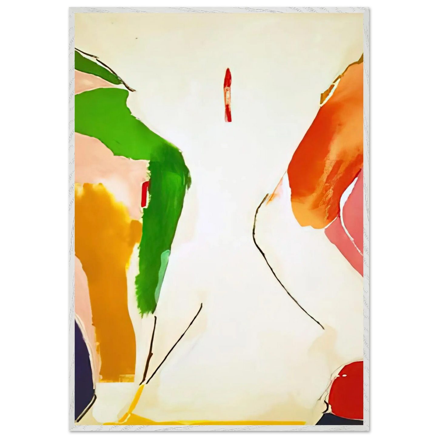 Helen Frankenthaler - Living Edge - 1973 Wall art - A1 (59.4 x 84.1  cm) - Fine Art Poster - -