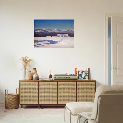 Road to Asgaard   Adirondack - Rockwell Kent Brushed Aluminum Print - 70x100 cm / 28x40 inches | Rockwell Kent Aluminum Print | Rockwell Kent Prints