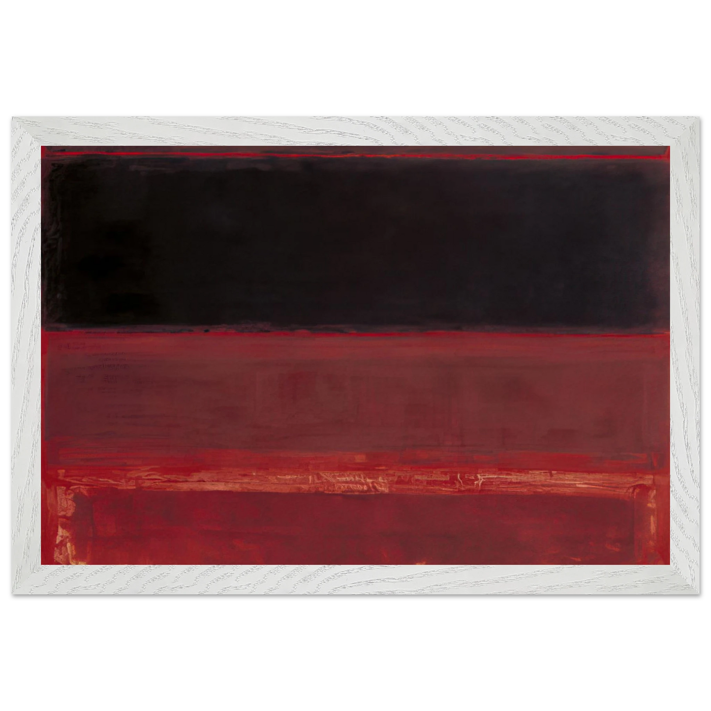 Mark Rothko - Four Darks in Red - 1958 Wall Art - 60x80 cm / 24x32 inches - Fine Art Poster-canvas - -
