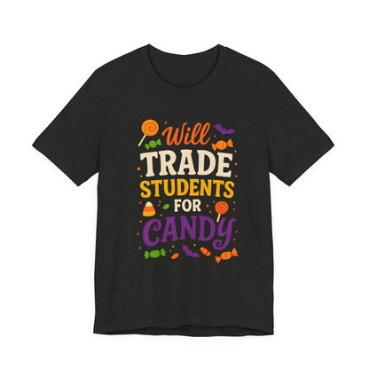 Ich tausche Schüler gegen Süßigkeiten – Lehrer-T-Shirt für Halloween – Niedliches Halloween-Kostüm