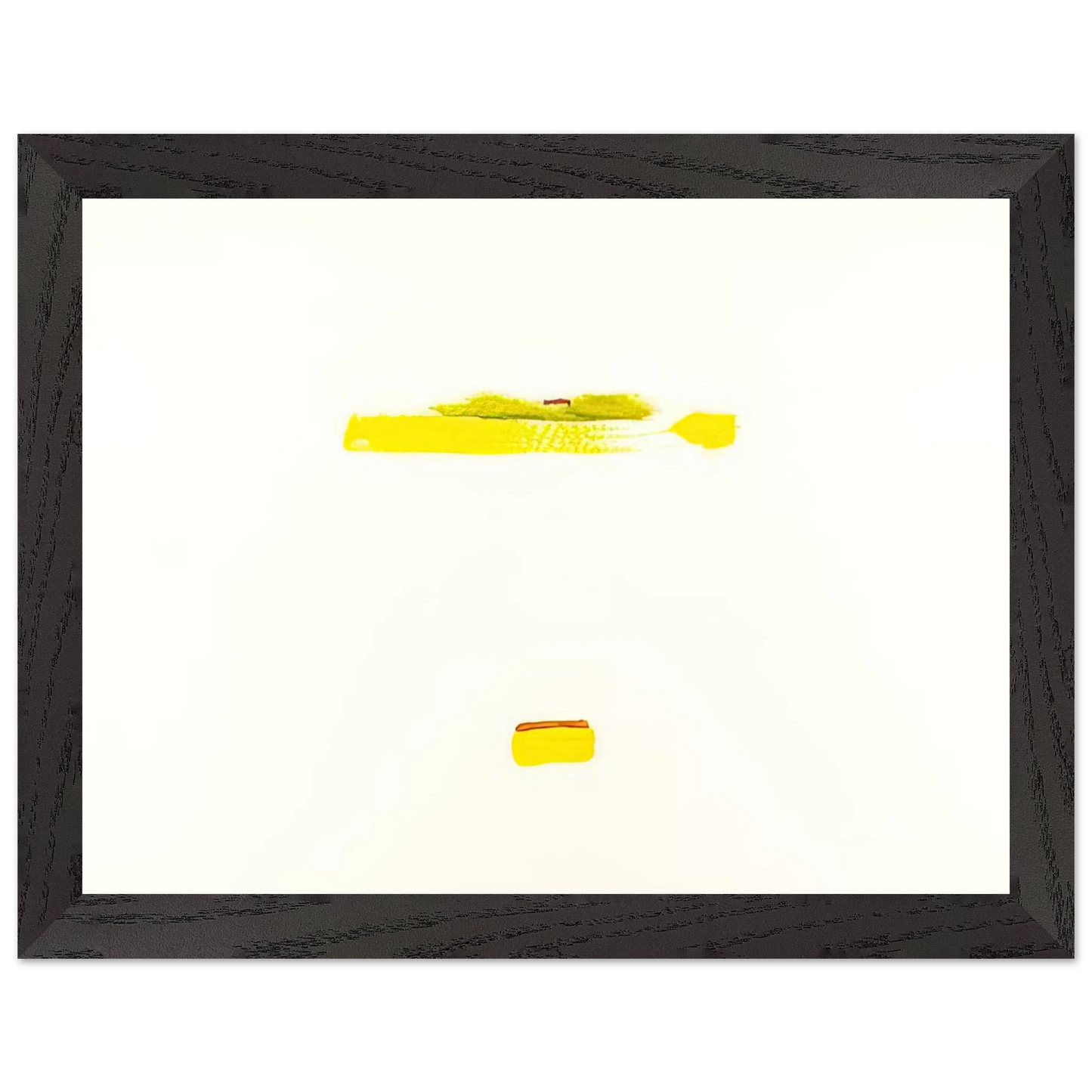 Helen Frankenthaler - New York III - 1972 Wall art - 15x20 cm / 6x8 inches - Premium Wooden Framed Poster With Fine Art Paper-canvas - Black frame