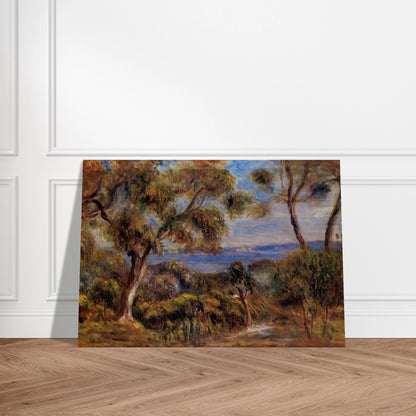 The Sea at Cagnes - Pierre-Auguste Renoir Brushed Aluminum Print - 70x100 cm / 28x40 inches | Pierre-Auguste Renoir Aluminum Print | Pierre-Auguste Renoir Prints