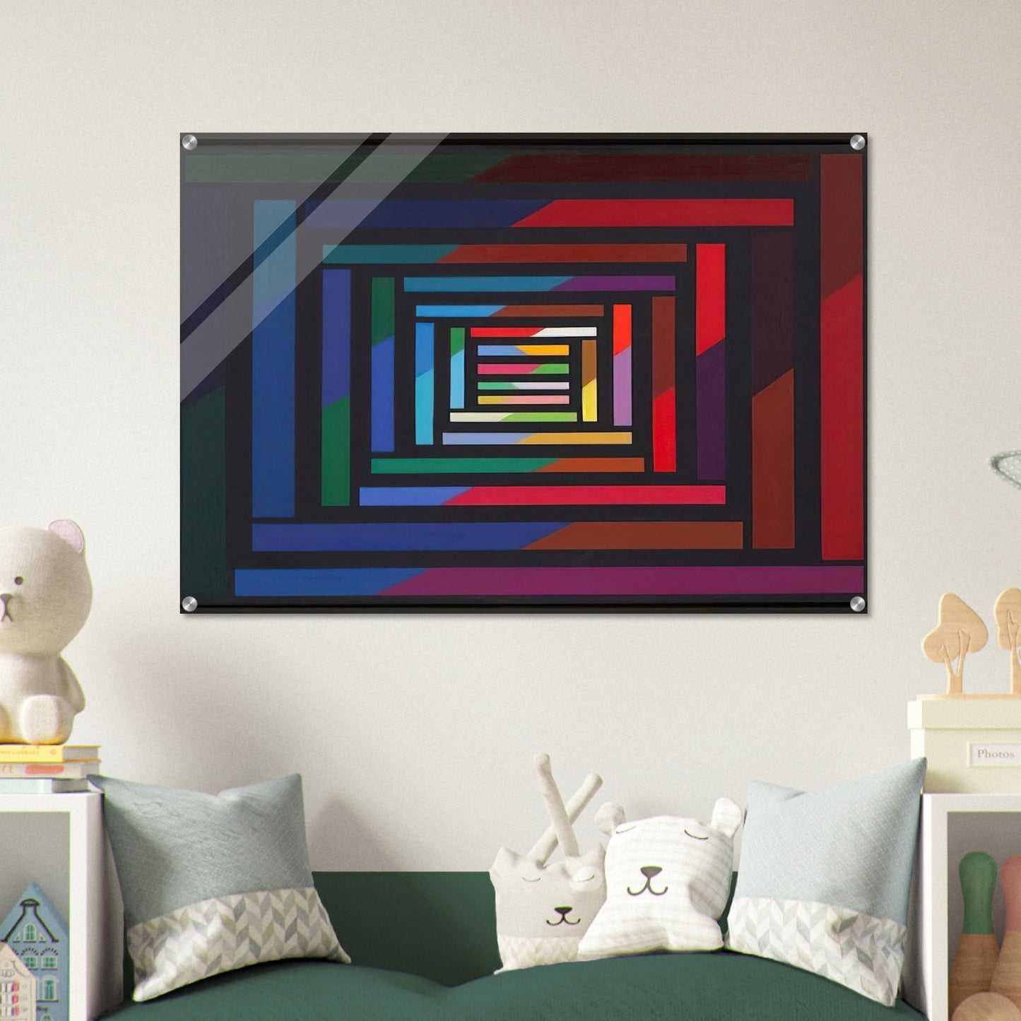 Myrina - 1995 - Piero Dorazio Acrylic Print - 70x100 cm / 28x40″ inches | Piero Dorazio Wall Art | Piero Dorazio Prints