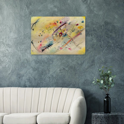 BRIGHT PICTURE 1913 - Wassily Kandinsky Brushed Aluminum Print - 70x100 cm / 28x40 inches | Wassily Kandinsky Aluminum Print | Wassily Kandinsky Prints
