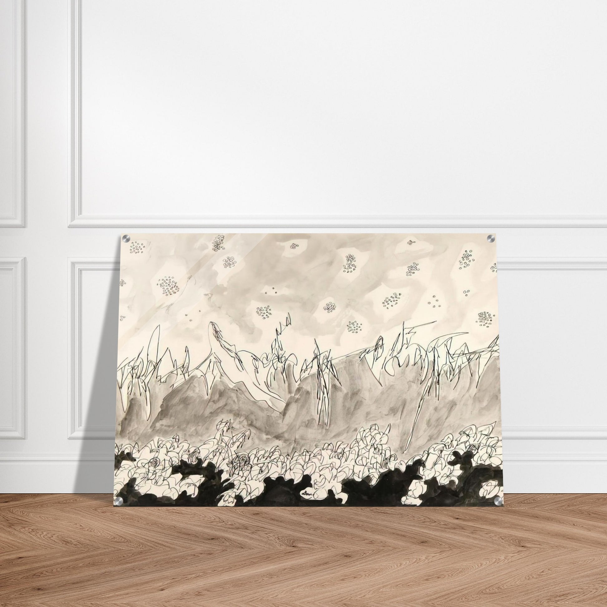 Seascape - 1952 - Gene Davis Acrylic Print - 70x100 cm / 28x40″ inches