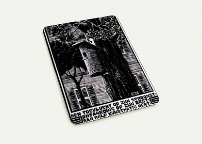 EMBLEMATA RETREAT By MC Escher Pack of 10 Post Cards | MC Escher Post Cards | A6 (10.5 x 14.8 cm) - 4.1 x 5.8 inches