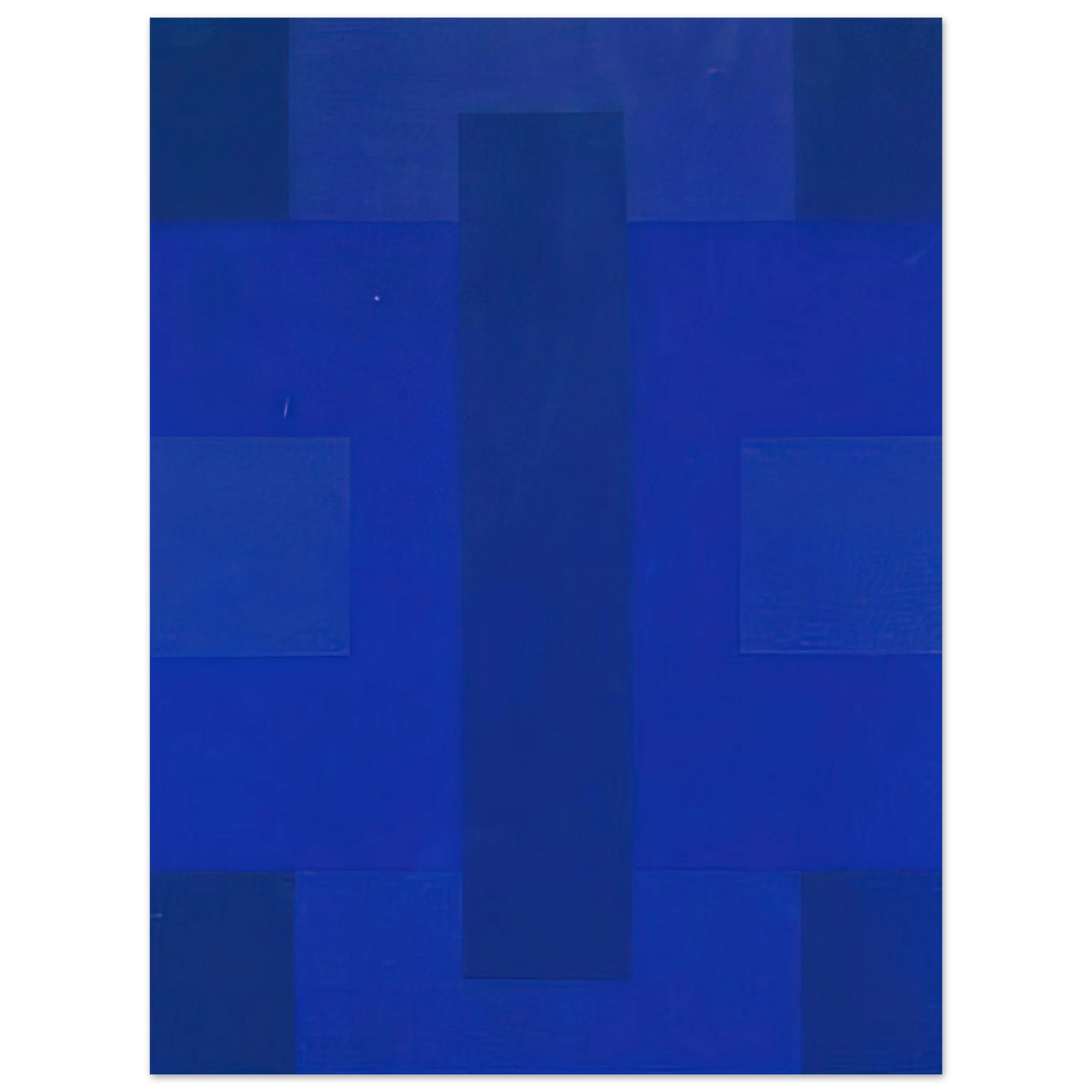 Ad Reinhardt - Blue Painting - 1953  75x100 cm / 30x40inches Fine Art Poster