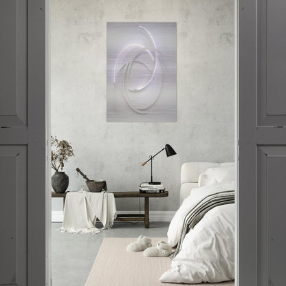 Lunatique compact n° 3 - 1996 - Francois Morellet Brushed Aluminum Print - 70x100 cm / 28x40 inches | Francois Morellet Aluminum Print | Francois Morellet Prints
