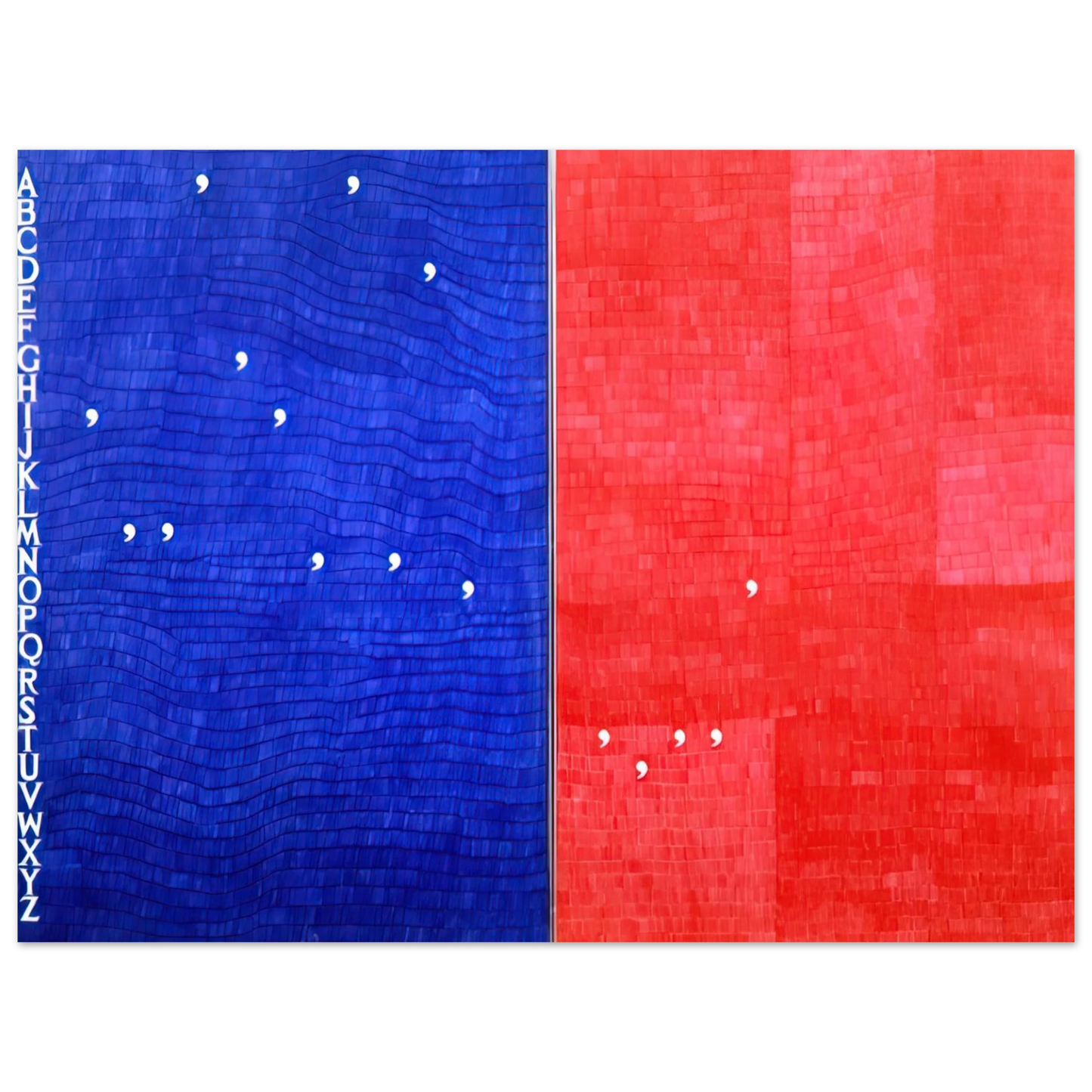 Alighiero Boetti - IMMAGINANDO TUTTO 1982  75x100 cm / 30x40inches Fine Art Poster