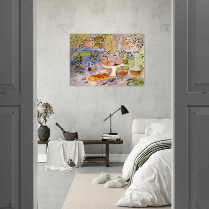 STILL LIFE 1928 - Raoul Dufy Acrylic Print - 70x100 cm / 28x40″ inches | Raoul Dufy Wall Art | Raoul Dufy Prints