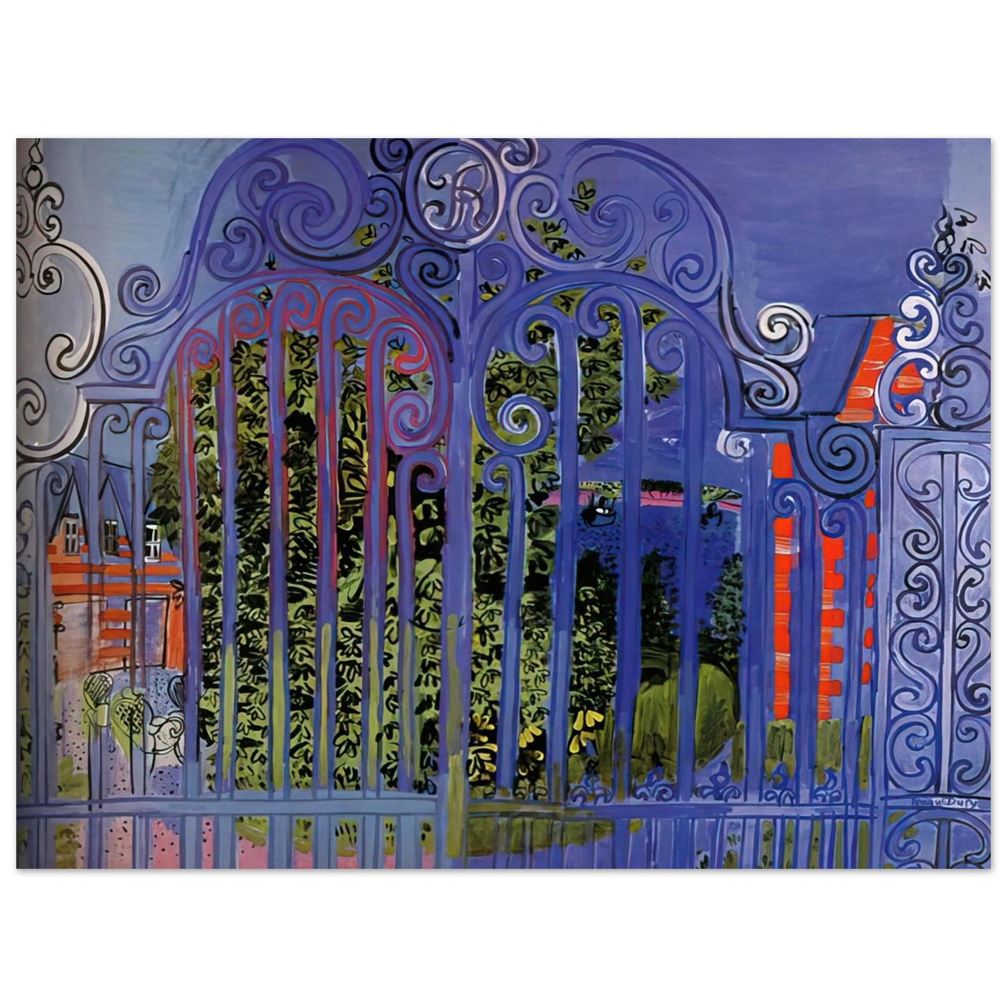 Raoul Dufy - THE GRID 1930  75x100 cm / 30x40inches Fine Art Poster