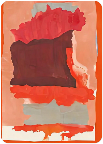 Cape Orange, 1964- By Helen Frankenthaler Pack of 10 Post Cards | Helen Frankenthaler Post Cards | A6 (10.5 x 14.8 cm) - 4.1 x 5.8 inches