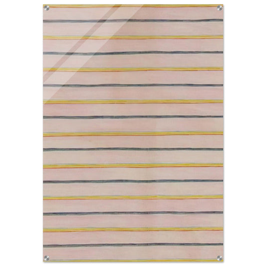 Pin Stripes - 1960 - Gene Davis Acrylic Print - 70x100 cm / 28x40″ inches | Gene Davis Wall Art | Gene Davis Prints