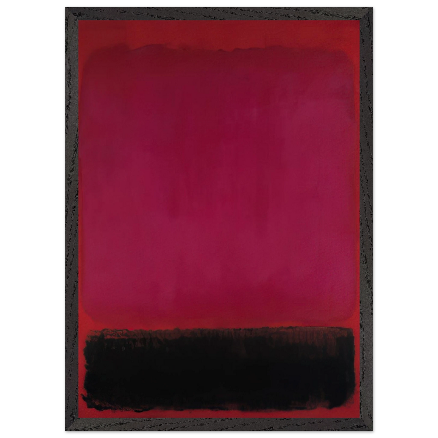 Helen Frankenthaler - Untitled - 1967 Wall art - 21x29.7 cm / 8x12" - Premium Wooden Framed Poster With Fine Art Paper-canvas - White frame