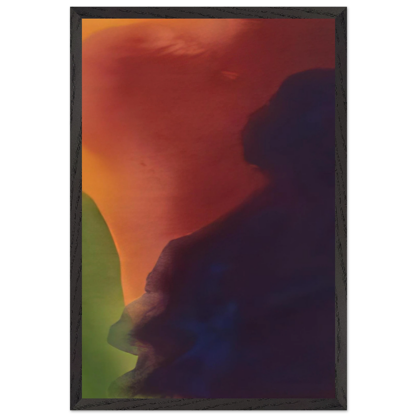 Helen Frankenthaler - Blue Atmosphere III - 1963 Wall art - 30x45 cm / 12x18 inches - Fine Art Poster-canvas - -