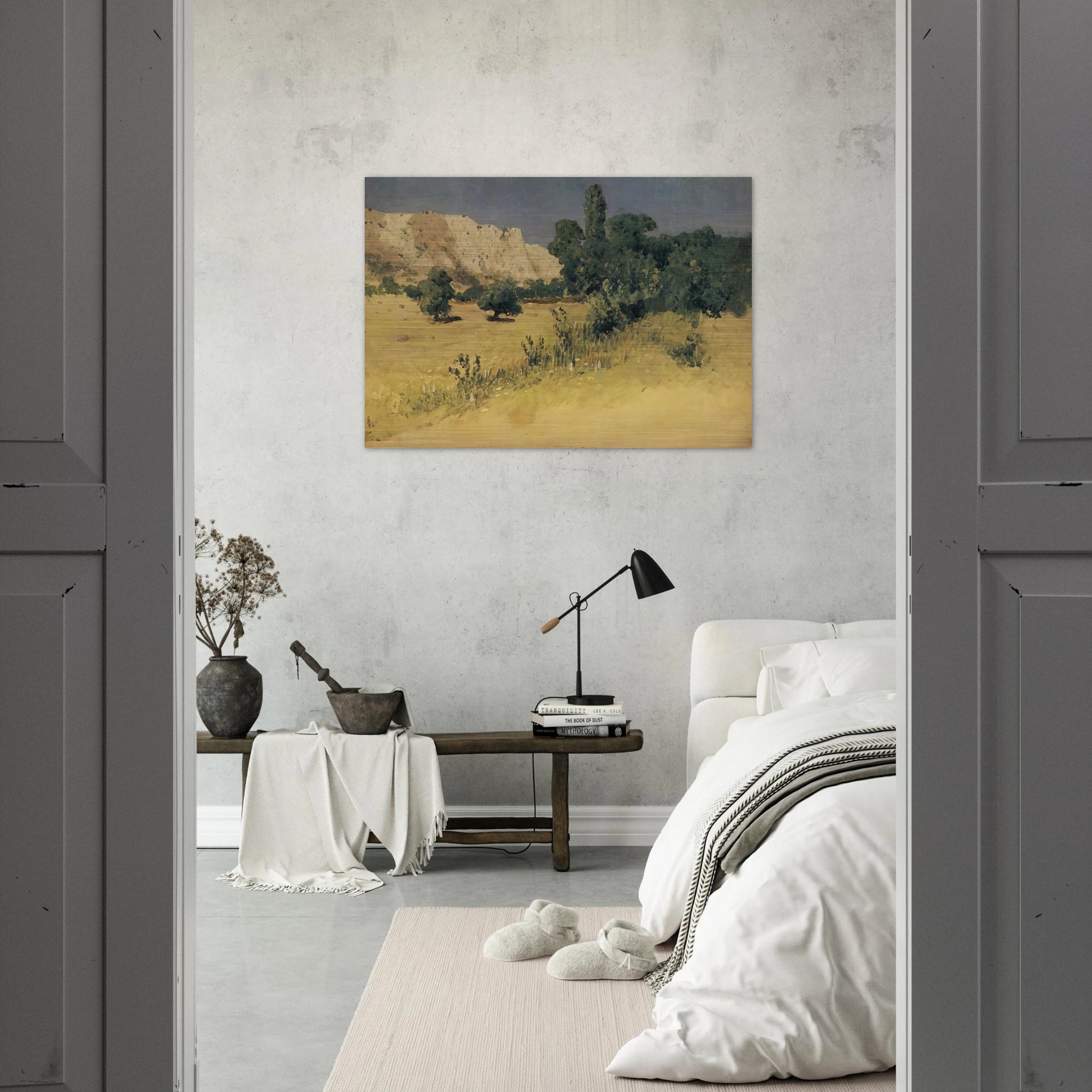 Crimea. Yayla - Arkhyp Kuindzhi Brushed Aluminum Print - 70x100 cm / 28x40 inches | Arkhyp Kuindzhi Aluminum Print | Arkhyp Kuindzhi Prints