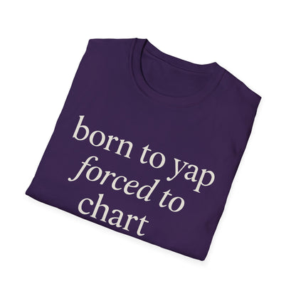 „Zum Plappern geboren, zum Dokumentieren gezwungen“-Shirt, lustiges Pflegeshirt für medizinisches Fachpersonal, Geschenk mit medizinischem Humor für Krankenschwestern, Pflegehelfer und Pflegekräfte, T-Shirt für Hundeliebhaber unter den Pflegekräften