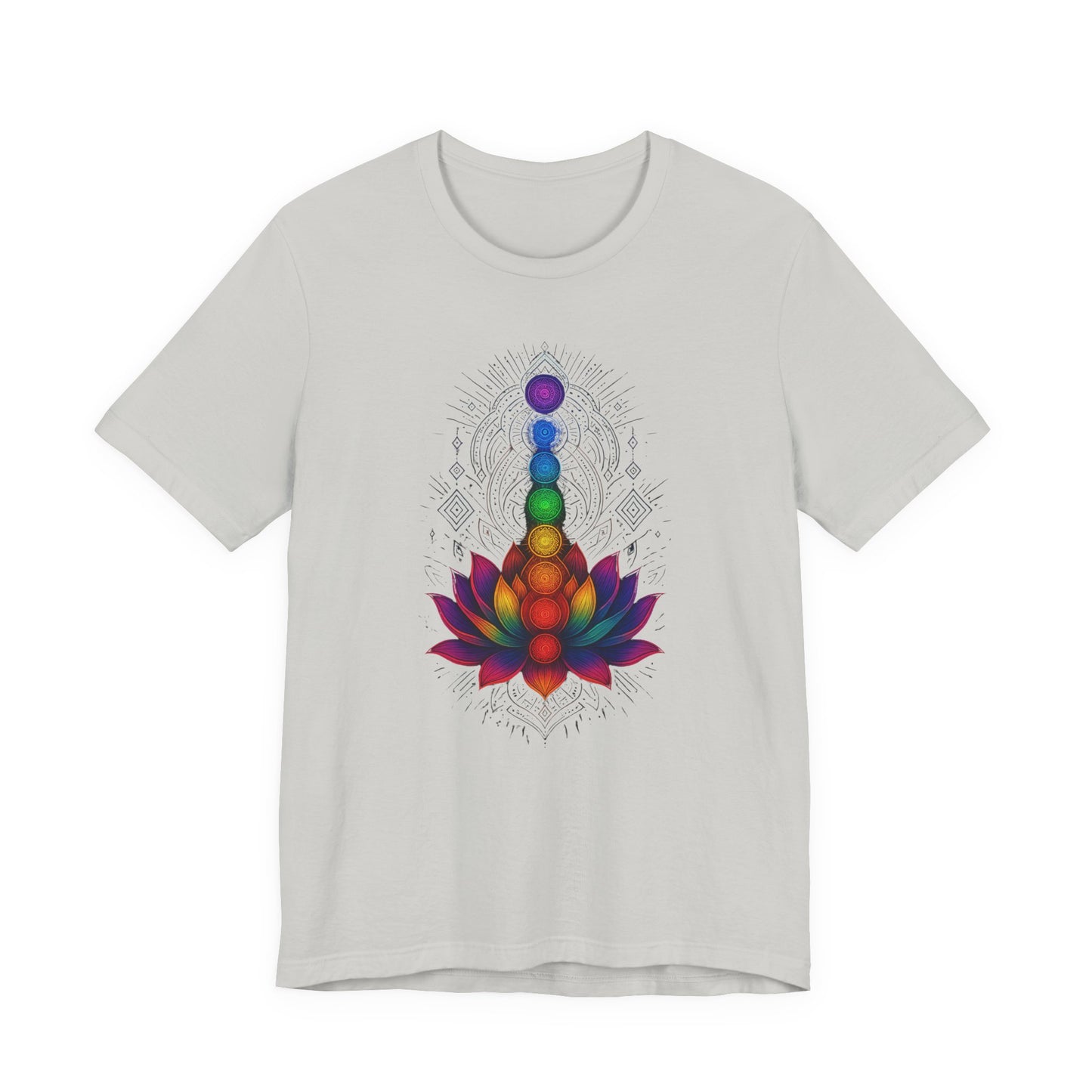 Chakra-Lotusblume, spiritueller Yoga-Liebhaber