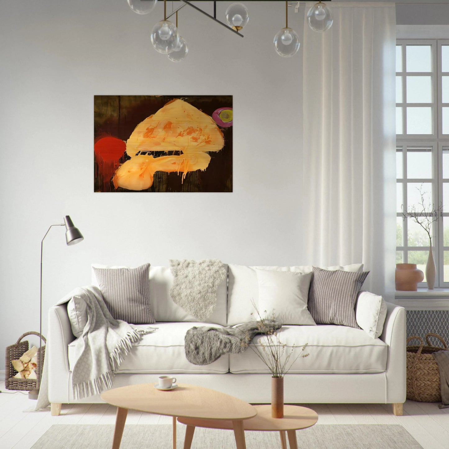 Quas 23.1.86 - 1986 - John Hoyland Brushed Aluminum Print - 70x100 cm / 28x40 inches | John Hoyland Aluminum Print | John Hoyland Prints