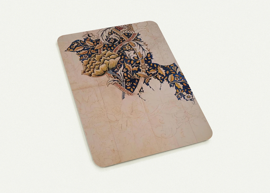 DESIGN FOR WINDRUSH PRINTED TEXTILE 1883 By William Morris Pack of 10 Post Cards | William Morris Post Cards | A6 (10.5 x 14.8 cm) - 4.1 x 5.8 inches