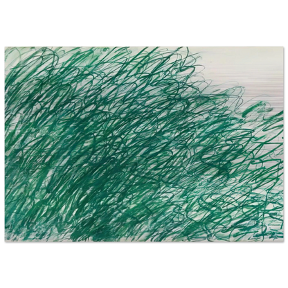 Returning from Tonnicoda - Cy Twombly Brushed Aluminum Print - 70x100 cm / 28x40 inches | Cy Twombly Aluminum Print | Cy Twombly Prints