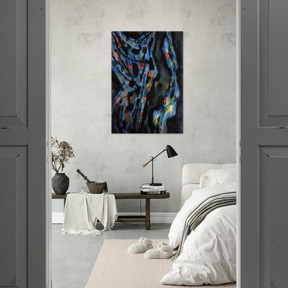 Les Ténèbres - 1962 - Alfred Manessier Brushed Aluminum Print - 70x100 cm / 28x40 inches | Alfred Manessier Aluminum Print | Alfred Manessier Prints