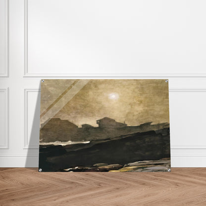 THE ARTISTS STUDIO IN AFTERNOON FOG 1894 - Winslow Homer Acrylic Print - 70x100 cm / 28x40″ inches | Winslow Homer Wall Art | Winslow Homer Prints