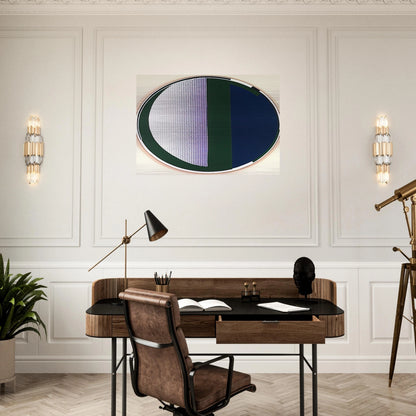 MIRROR 1972 - Roy Lichtenstein Brushed Aluminum Print - 70x100 cm / 28x40 inches | Roy Lichtenstein Aluminum Print | Roy Lichtenstein Prints