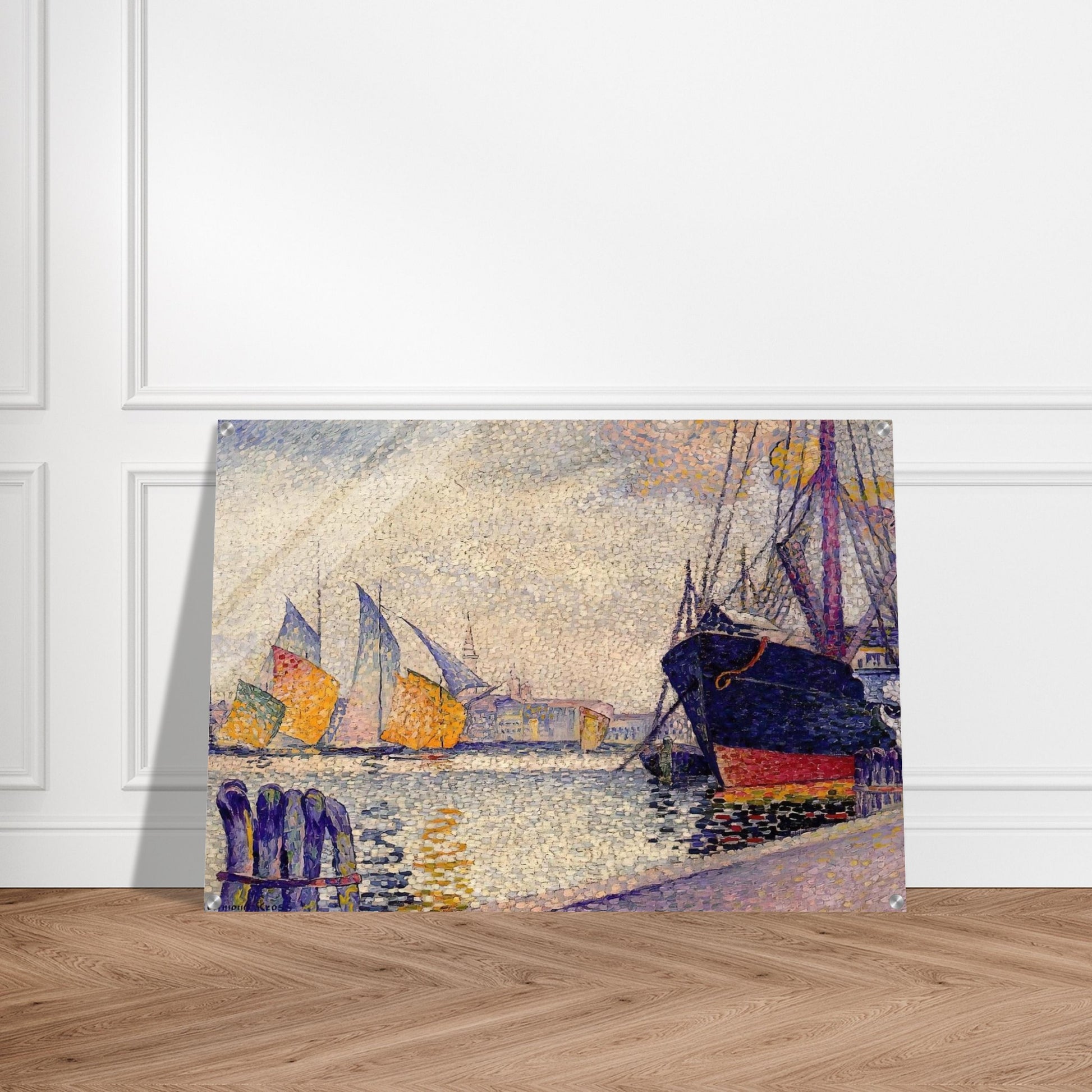 Canal de la Guidecca, Venice - Henri-Edmond Cross Acrylic Print - 70x100 cm / 28x40″ inches