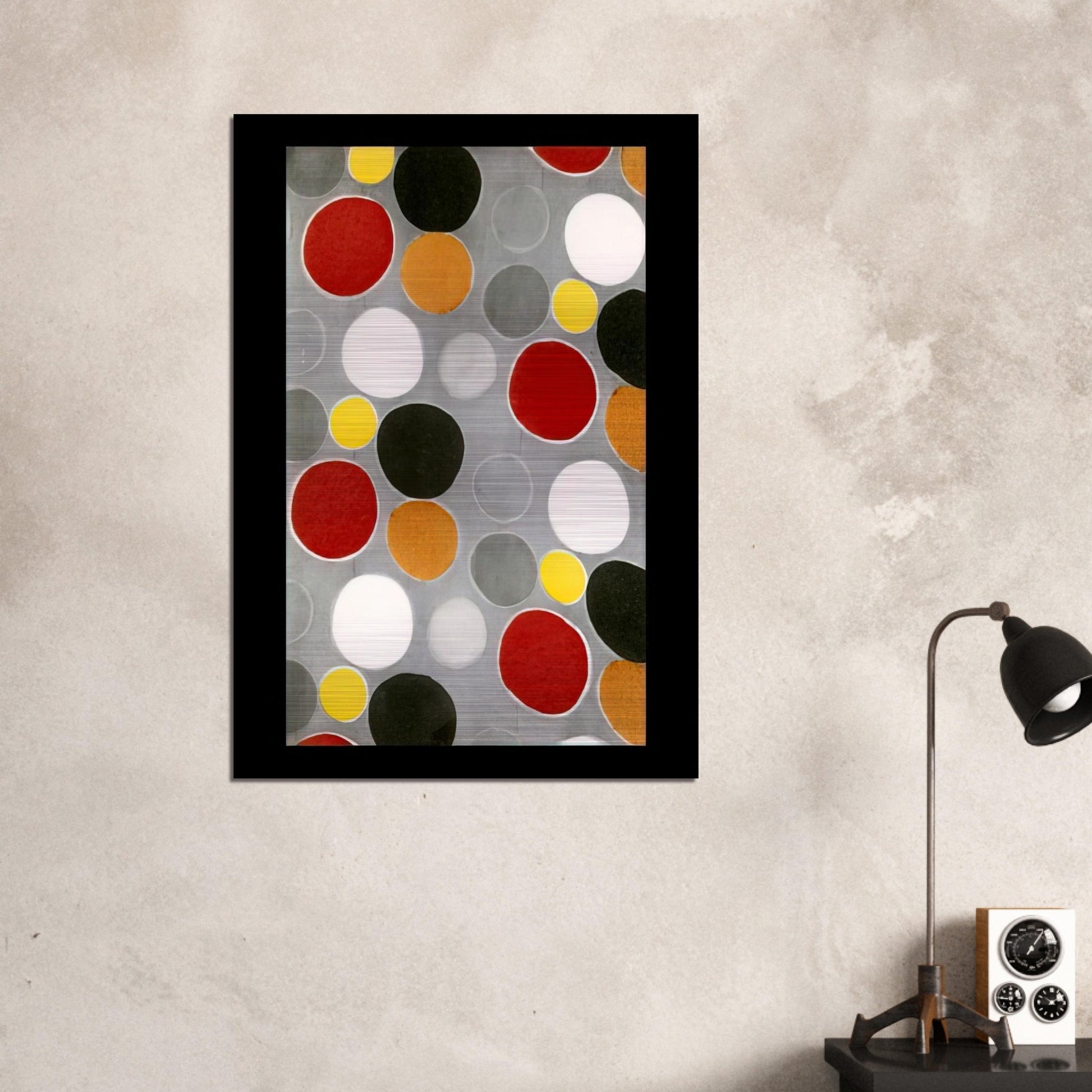 FABRIC PATTERN - Sonia Delaunay Brushed Aluminum Print - 70x100 cm / 28x40 inches | Sonia Delaunay Aluminum Print | Sonia Delaunay Prints