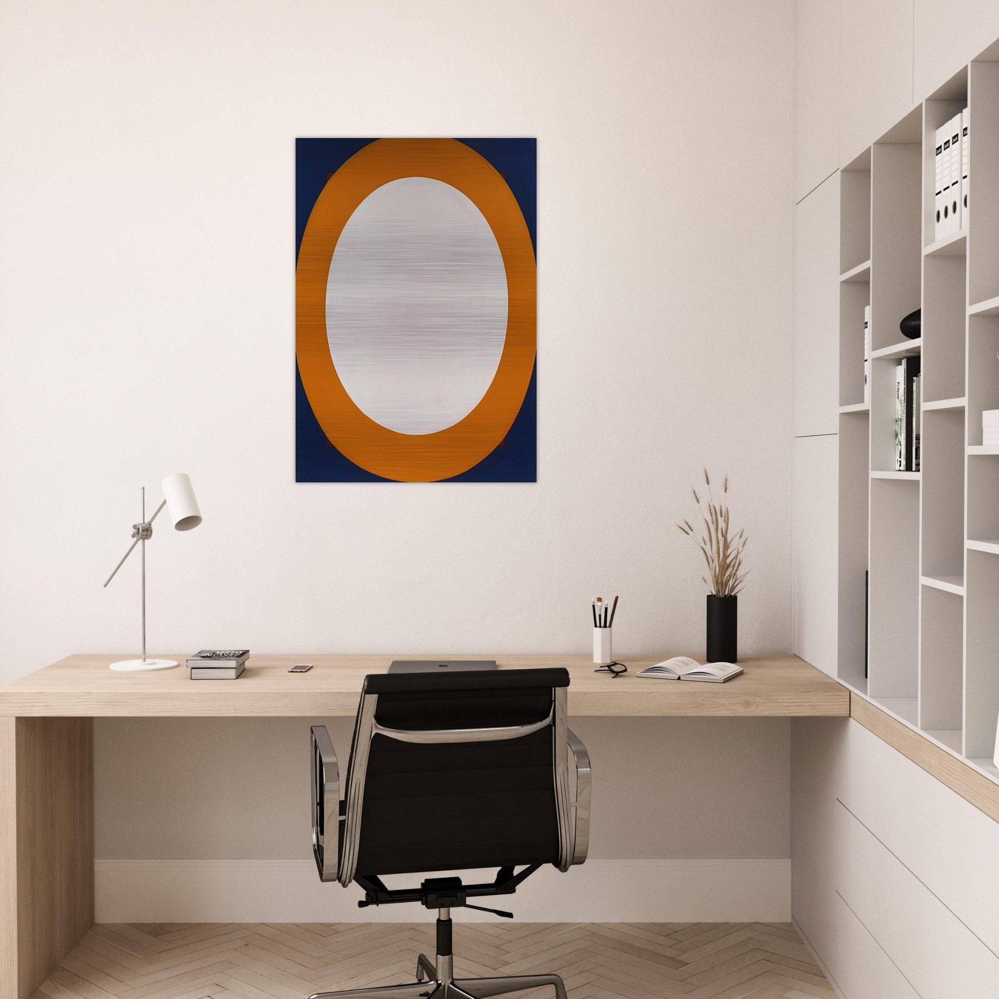 Mao - Al Held Brushed Aluminum Print - 70x100 cm / 28x40 inches | Al Held Aluminum Print | Al Held Prints