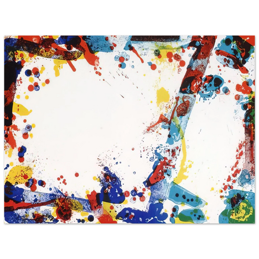 Sam Francis - Green Ring  75x100 cm / 30x40inches Fine Art Poster