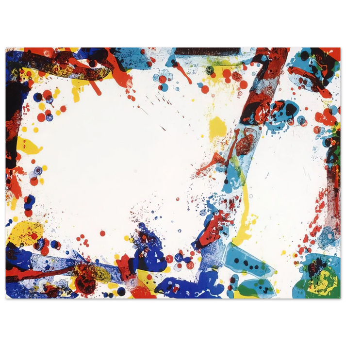 Sam Francis - Green Ring  75x100 cm / 30x40inches Fine Art Poster