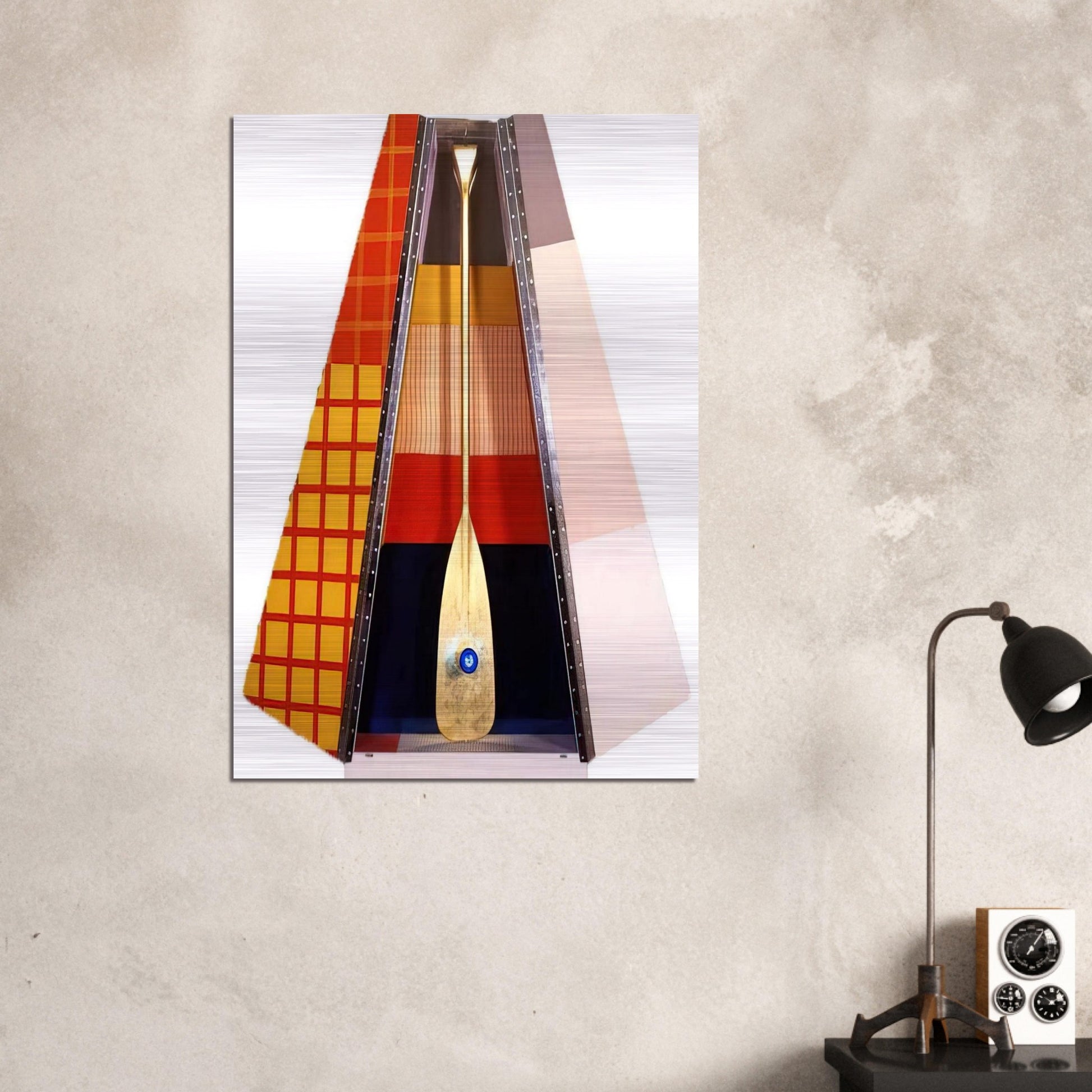 PUBLICON STATION I 1978 - Robert Rauschenberg Brushed Aluminum Print - 70x100 cm / 28x40 inches | Robert Rauschenberg Aluminum Print | Robert Rauschenberg Prints