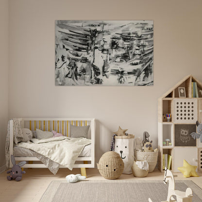 Composition - 1955 - Maria Helena Vieira da Silva Art Prints - 100x150 cm / 40x60″ inches | Maria Helena Vieira da Silva Poster | Maria Helena Vieira da Silva Prints