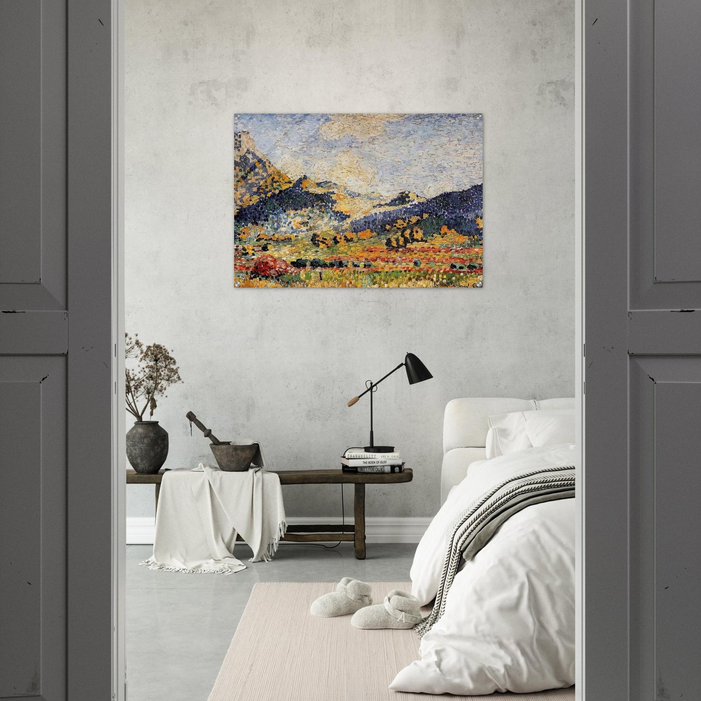Les Petits, Montagnes Mauresques - Henri-Edmond Cross Acrylic Print - 70x100 cm / 28x40″ inches