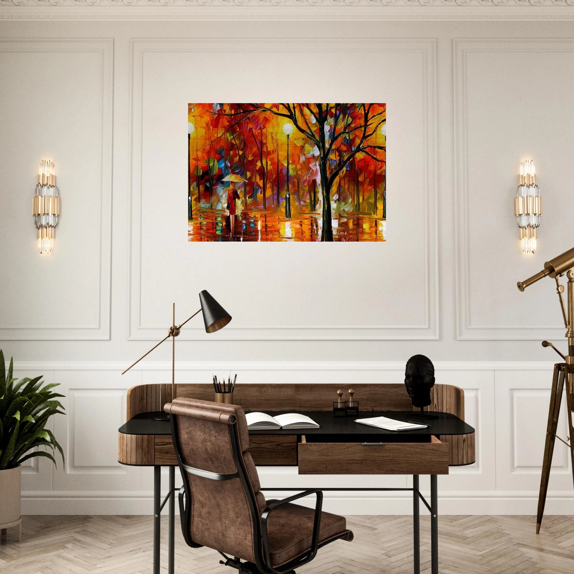 Leonid Afremov - Leonid Afremov Brushed Aluminum Print - 70x100 cm / 28x40 inches | Leonid Afremov Aluminum Print | Leonid Afremov Prints