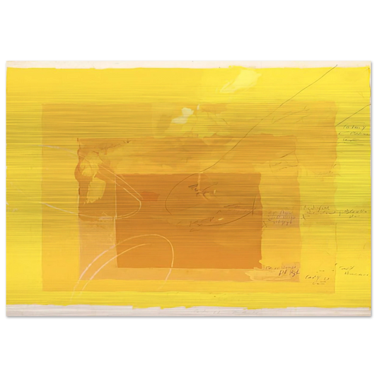 STUDY FOR HOMAGE TO THE SQUARE - Josef Albers Brushed Aluminum Print - 70x100 cm / 28x40 inches | Josef Albers Aluminum Print | Josef Albers Prints