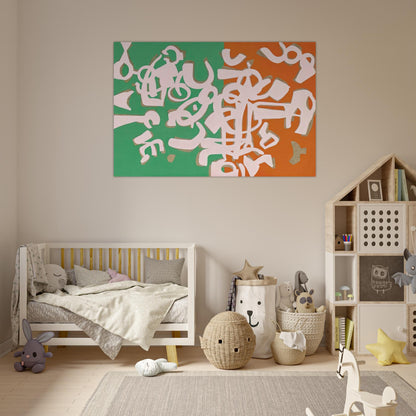 Apparenti tinte - 1990 - Carla Accardi Art Prints - 100x150 cm / 40x60″ inches | Carla Accardi Poster | Carla Accardi Prints