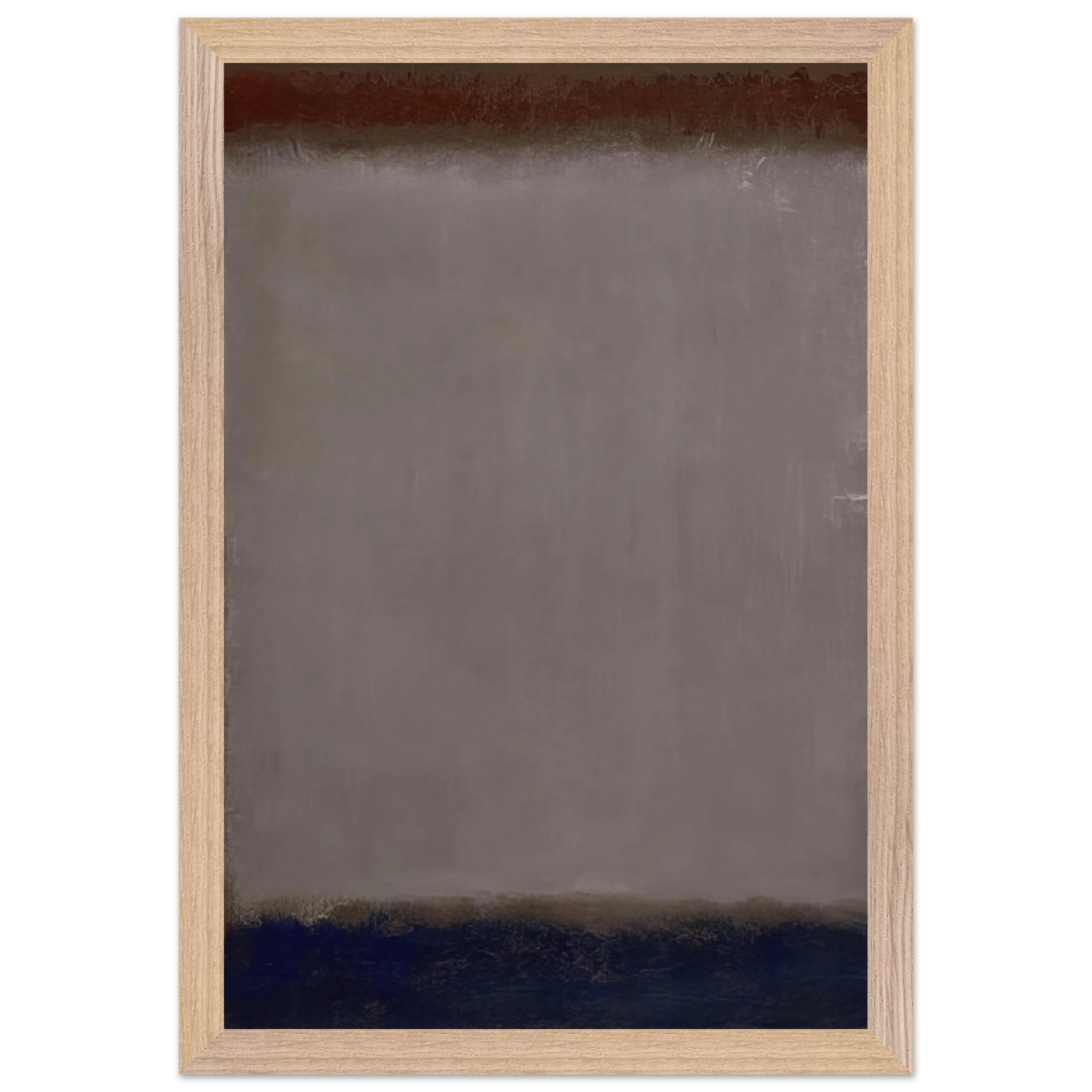 Mark Rothko - Lavender and Mulberry - 1959 Wall Art - 30x40 cm / 12x16 inches - Premium Wooden Framed Poster With Fine Art Paper-canvas - Black frame