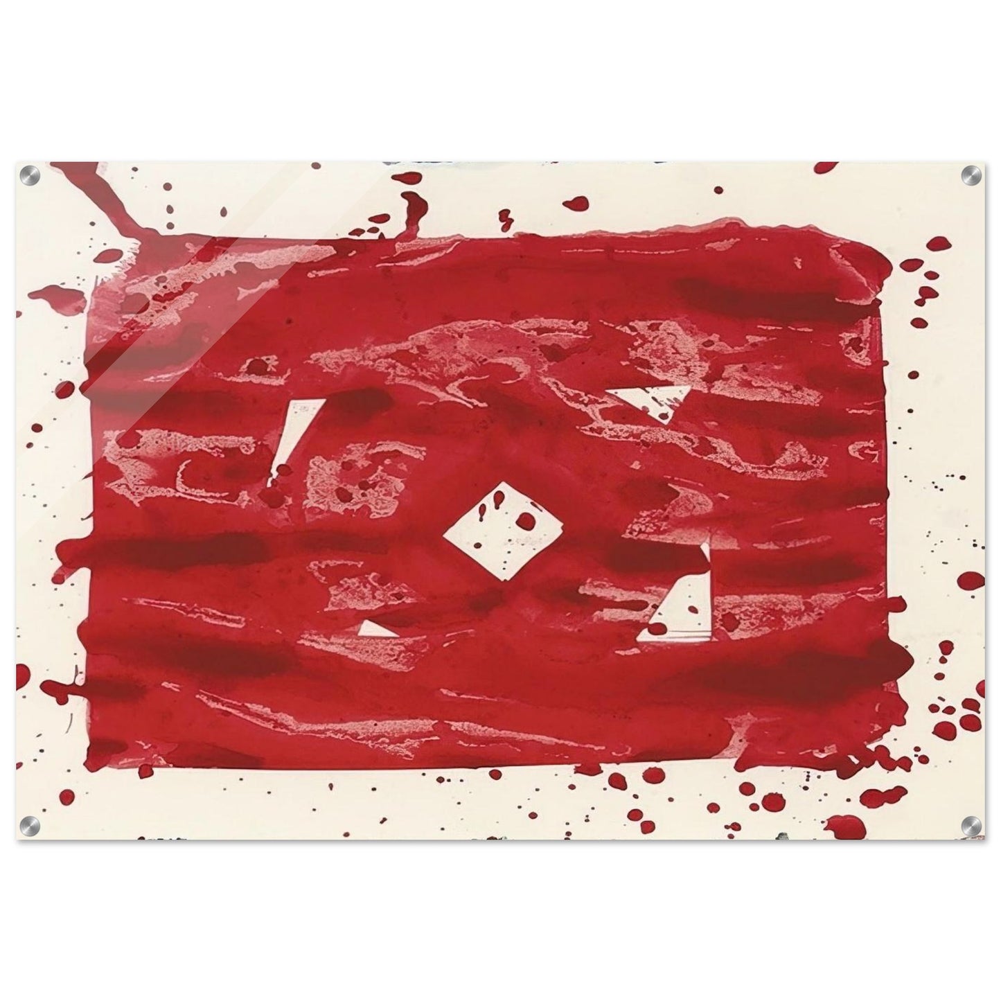 Untitled - SF78-235 - Sam Francis Acrylic Print - 70x100 cm / 28x40″ inches | Sam Francis Wall Art | Sam Francis Prints