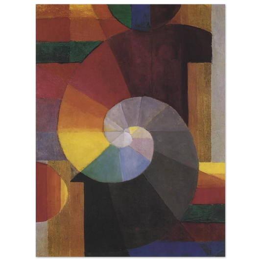 Johannes Itten - The Meeting  75x100 cm / 30x40inches Fine Art Poster